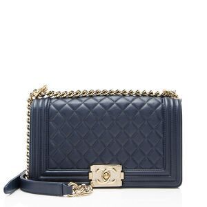 Chanel Lambskin Old Medium Boy Bag